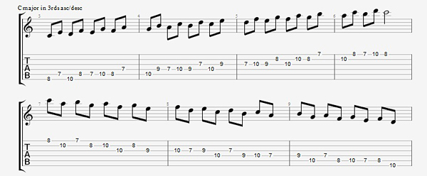 diatonic arpeggios