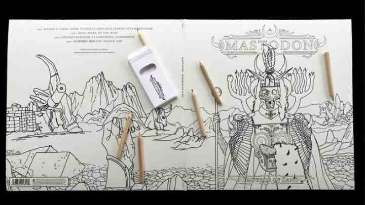 Download Mastodon Releasing Limited Edition Coloring Book Cover Music News Ultimate Guitar Com