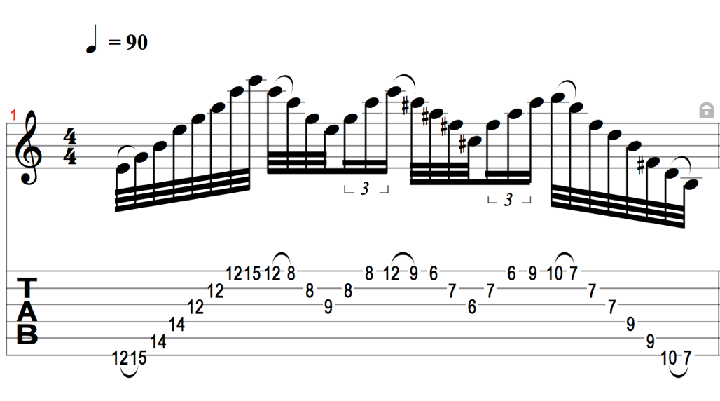 simple sweep picking