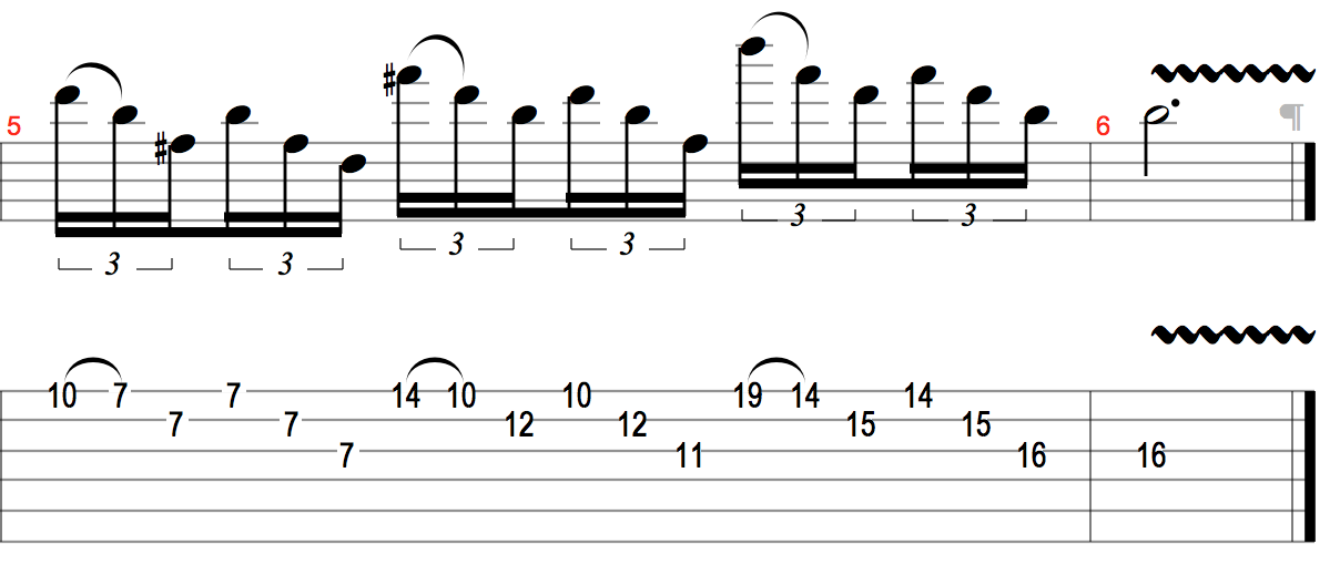 sweep picking licks