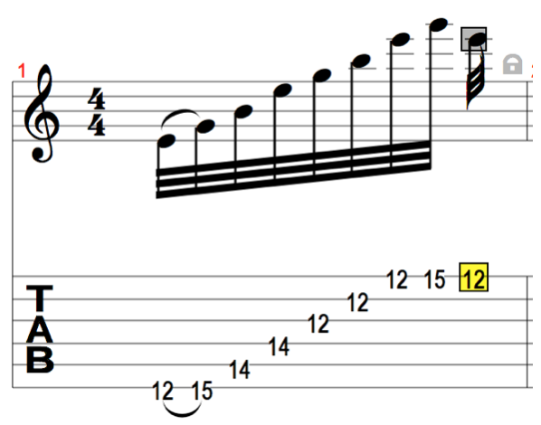 6 string arpeggios