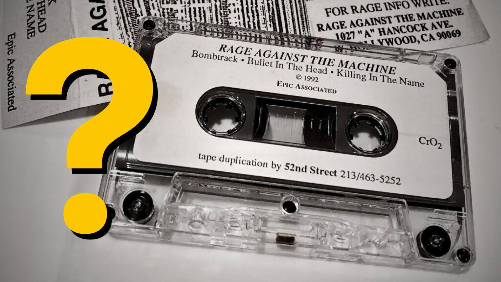 Did Atlantic Records Pirate Rage Against The Machine's Demo Tape?