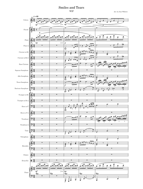 Smiles and Tears – Earthbound - Band Arrangement