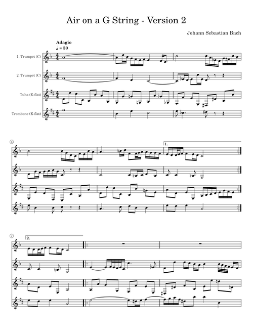 Air on a G String - Johann Sebastian Bach
