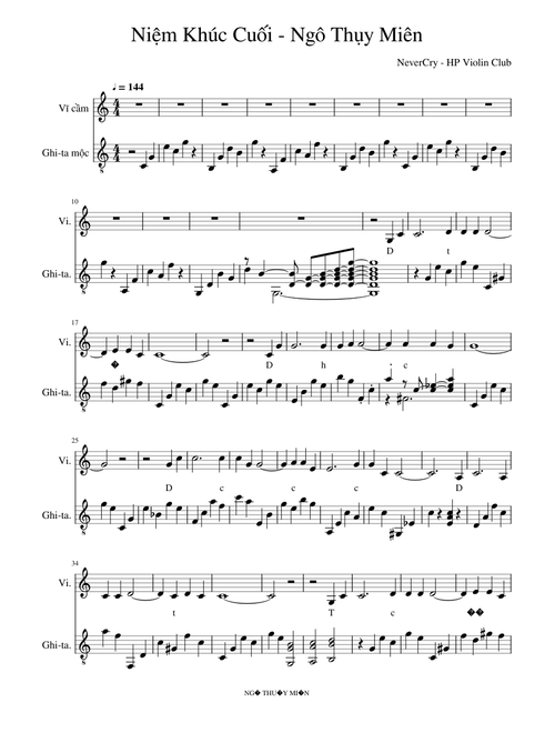 Niệm Khúc Cuối - Ngô Thụy Miên