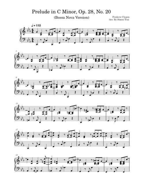 Prélude in C Minor, Op. 28 No. 20. – Frédéric Chopin
