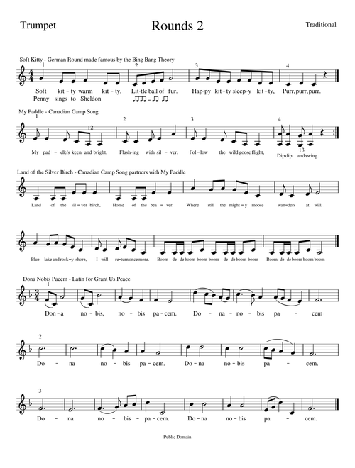 Rounds 2 Trumpet