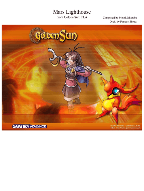 Golden Sun: The Lost Age - Mars Lighthouse