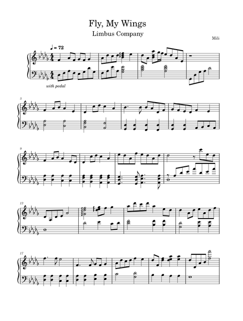 Fly, My Wings – Mili