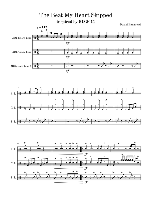 The Beat My Heart Skipped [Stand Tune]