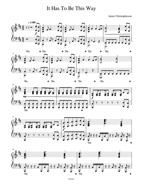 Jamie Christopherson - It Has To Be This Way