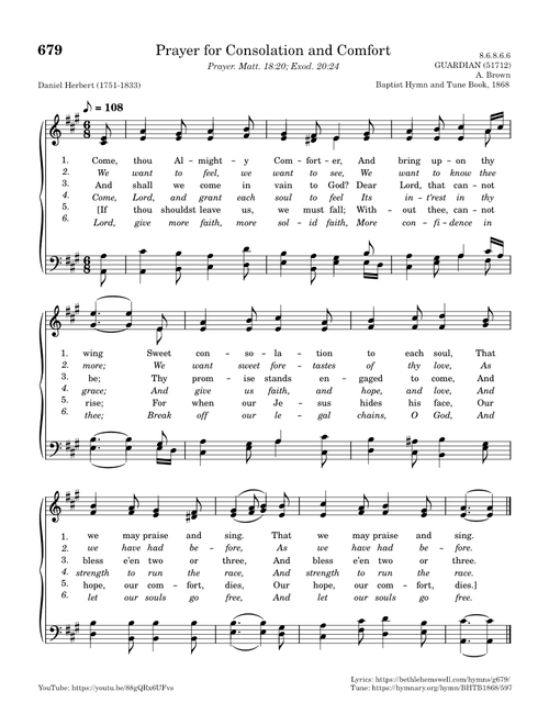 0679 Prayer for Consolation and Comfort
