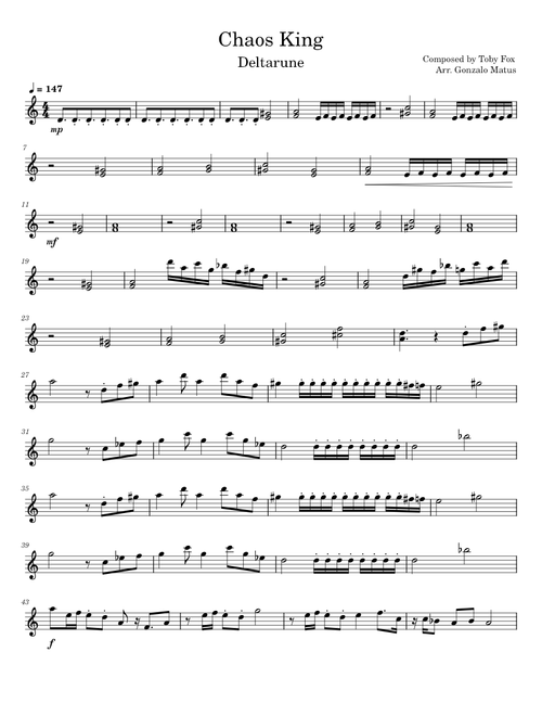 Chaos King - Violin Solo