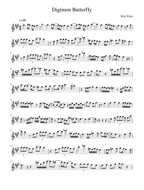 Digimon Butterfly flute flauta