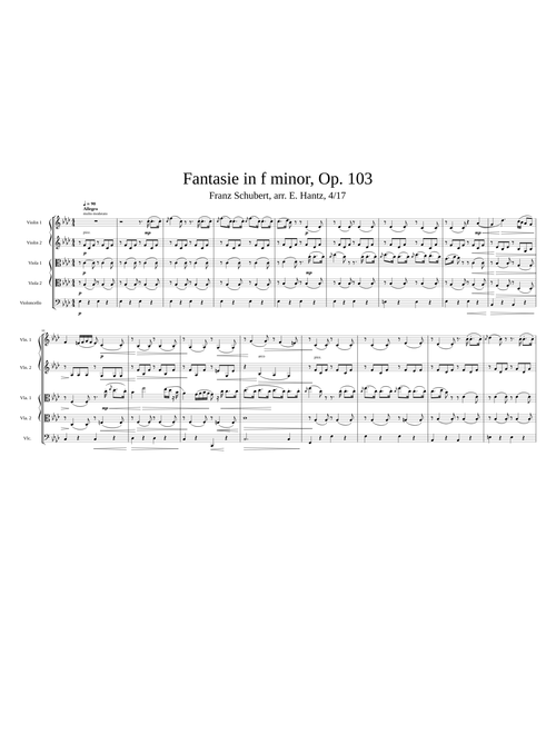 Fantasie in F minor, D.940 – Franz Schubert