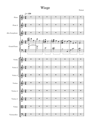 Wiege (VIVINOS - ALNST Original Soundtrack Part.9) – BL8M & 6FU Sheet ...