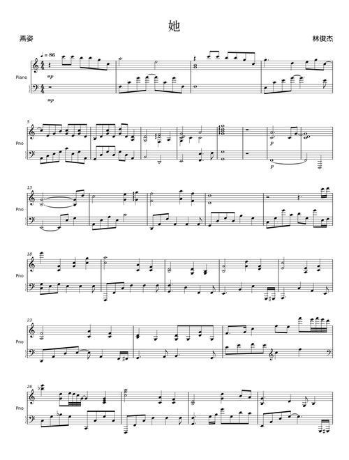 她说 - JJ Lin 林俊杰