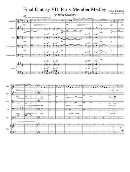 Final Fantasy VII: Party Member Medley