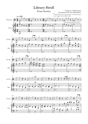 OneShot - Library Stroll Sheet Music for Piano (Solo) easy