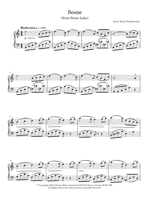 Swan Lake, Op. 20 (Scene) - Pyotr Il'yich Tchaikovsky