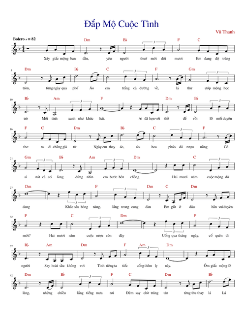 Đắp mộ cuộc tình