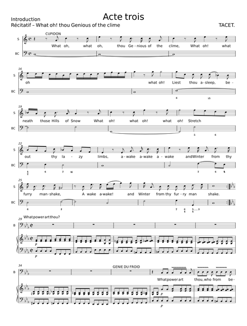 King Arthur, Z.628 - Henry Purcell