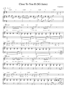 Free Carpenters sheet music | Download PDF or print on MuseScore.com