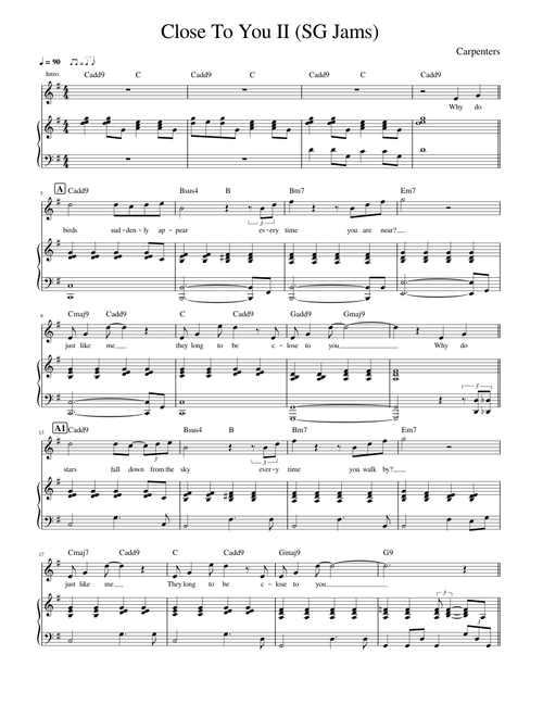 Close to You – Carpenters Close To You