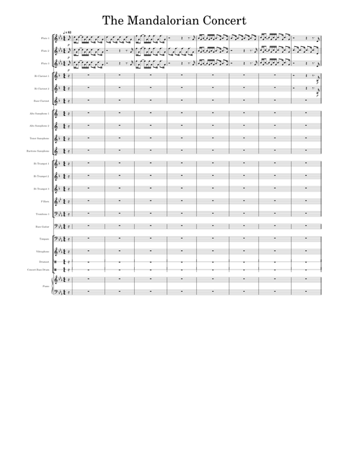 The Mandalorian (Main theme) (Concert Band) – Ludwig Göransson