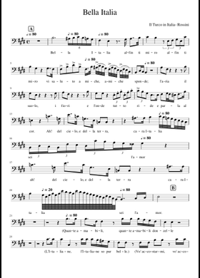 Free Il Turco In Italia by Gioachino Rossini sheet music