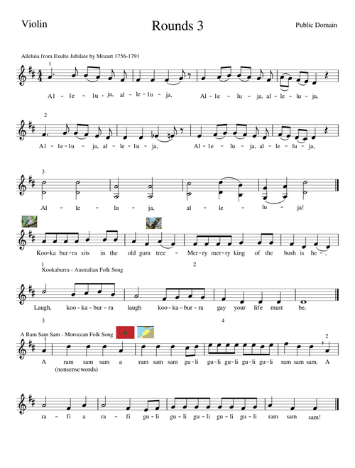 Rounds 3 Violin