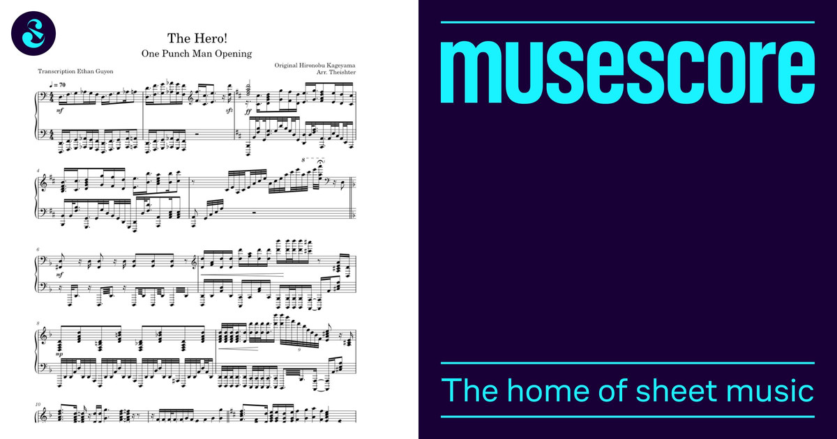 The Hero! | arrangement pour piano Sheet Music for Piano