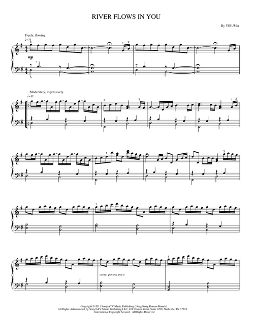 River Flows in You - Yiruma (Piano Solo)