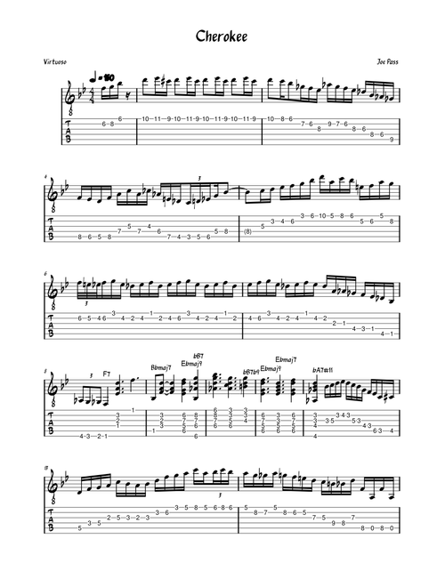 Cherokee – Joe Pass
