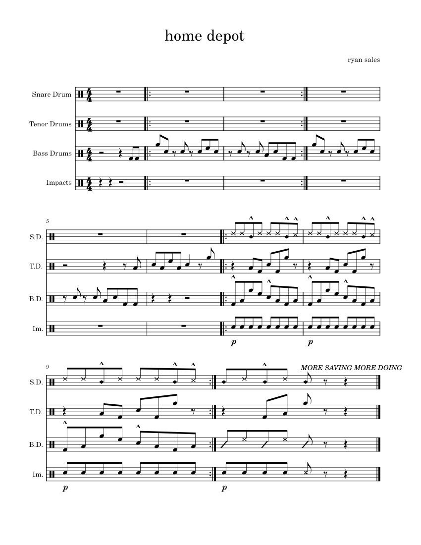 The Home Depot Beat The Home Depot piano tutorial