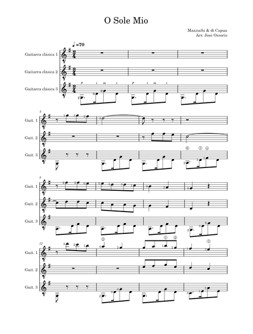 'O Sole Mio – Eduardo Di Capua