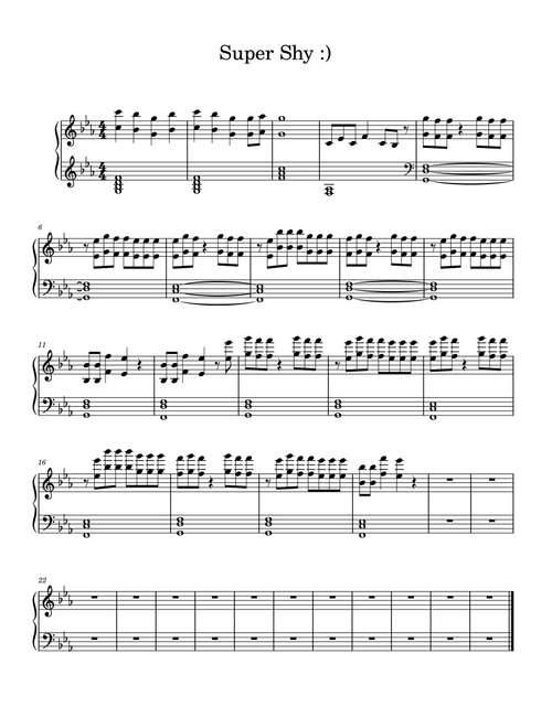 Super Shy (Arr. MrTanKpop) - Newjeans (Piano Solo)