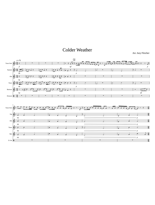 Colder weather – Zac Brown Band