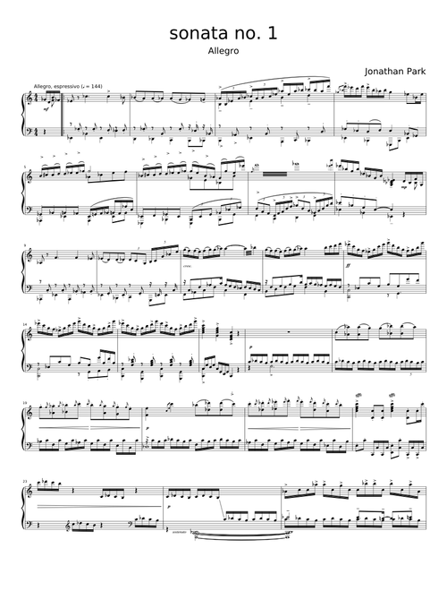 sonata no. 1