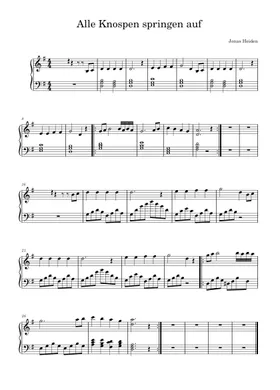 Free Alle Knospen Springen Auf by Ludger Edelkötter sheet music