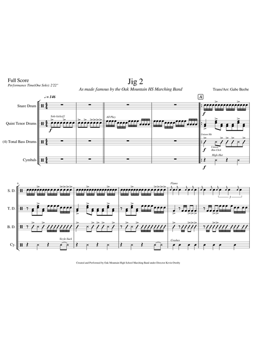 Jig 2 Trans/Arr: Gabe Beebe