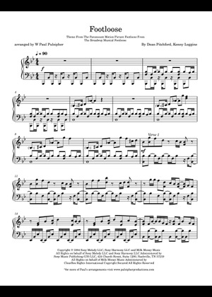 Footloose Sheet Music for Trombone (Solo) | MuseScore.com