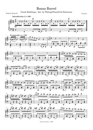 Donkey Kong 64 – Bonus Barrel (Transcribed for Orchestra) Sheet