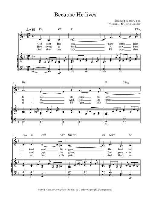 Because He Lives – Bill & Gloria Gaither