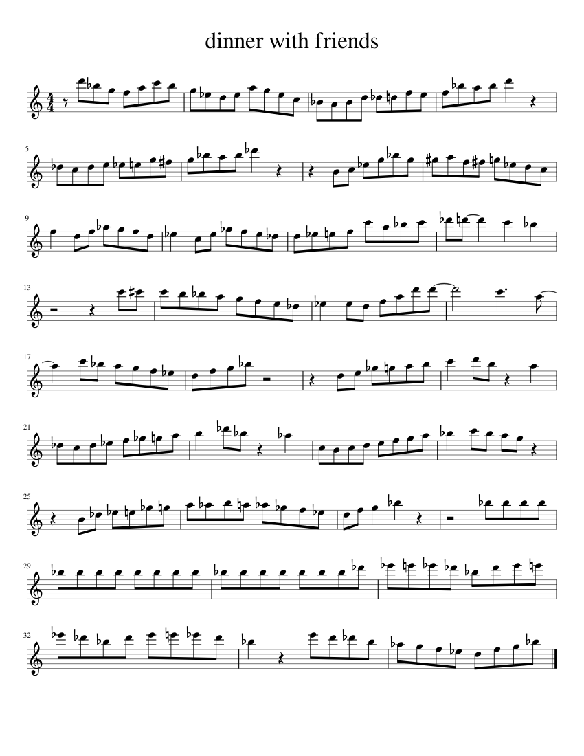 【本物新品保証】 Music Sheet friends with dinner for Easy (Solo) Piano アート・デザイン・音楽