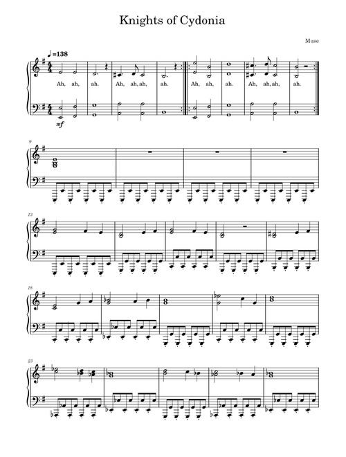 Knights of Cydonia - Muse