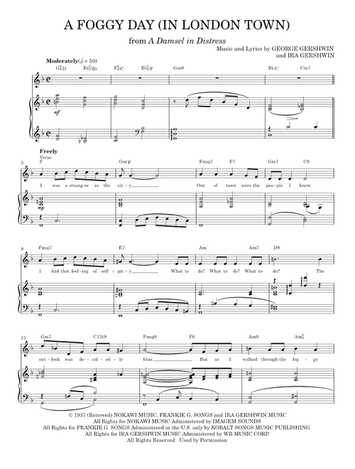 score (Piano Vocal)