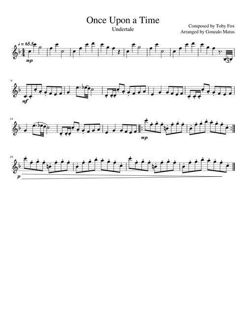 Once Upon a Time - Violin Solo