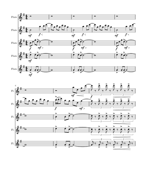 Zenzenzense (RADWIMPS) for flute quintet