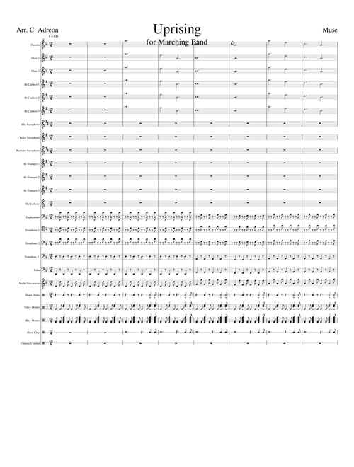 Uprising for Marching Band